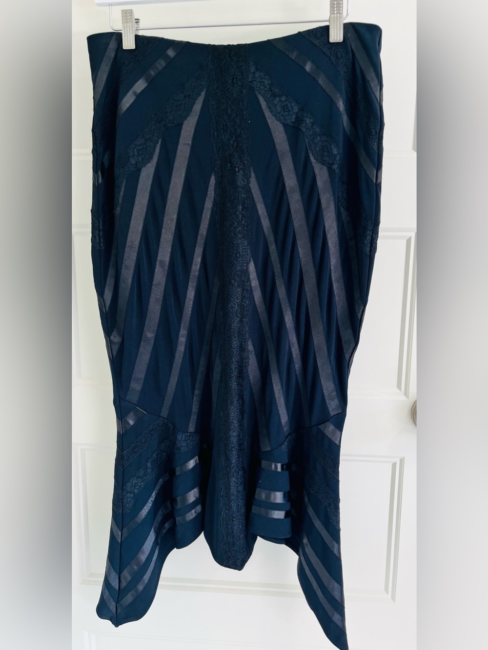 Express Black Asymmetrical Skirt - Picture 7 of 9